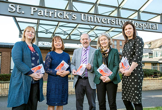 Speakers at 2019 Self-Harm Awareness Conference: (left to right) Ellen Townsend of the University of Nottingham; Lena Lenehan of Pieta; Paul Gilligan of St Patrick’s Mental Health Services; and Professor Ella Arensman and Dr Eve Griffin  of the National Suicide Research Foundation.