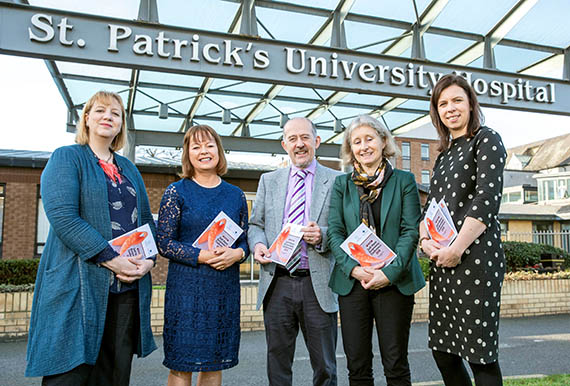 Speakers at 2019 Self-Harm Awareness Conference: (left to right) Ellen Townsend of the University of Nottingham; Lena Lenehan of Pieta; Paul Gilligan of St Patrick’s Mental Health Services; and Professor Ella Arensman and Dr Eve Griffin of the National Suicide Research Foundation.
